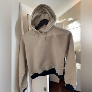 GOAT VINTAGE REWORK CROPPED HOODIE NWT SIZE SMALL/ CANADIAN MADE